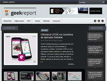 Tablet Screenshot of geekreport.ro
